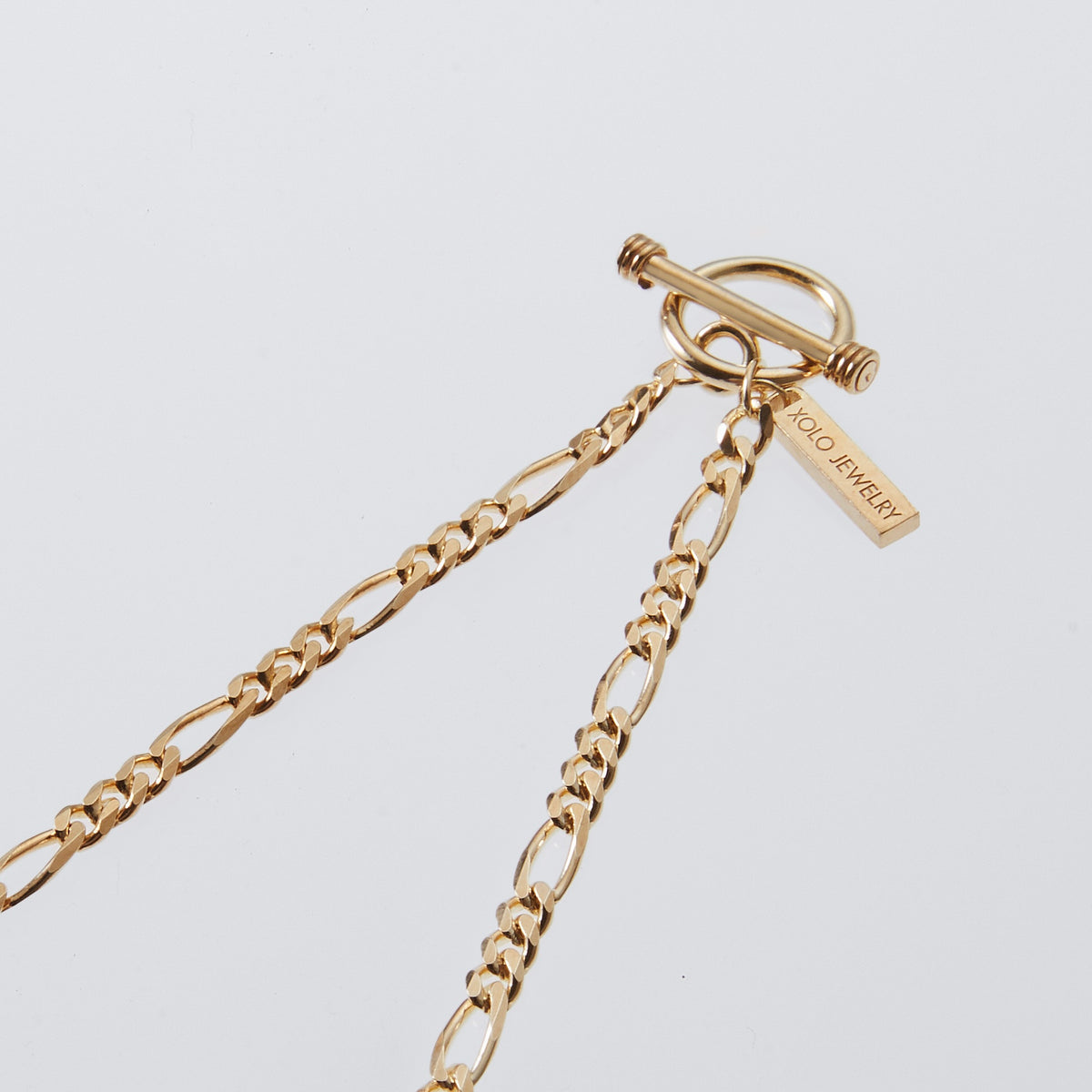 Figaro Link Necklace -4mm- – XOLO JEWELRY