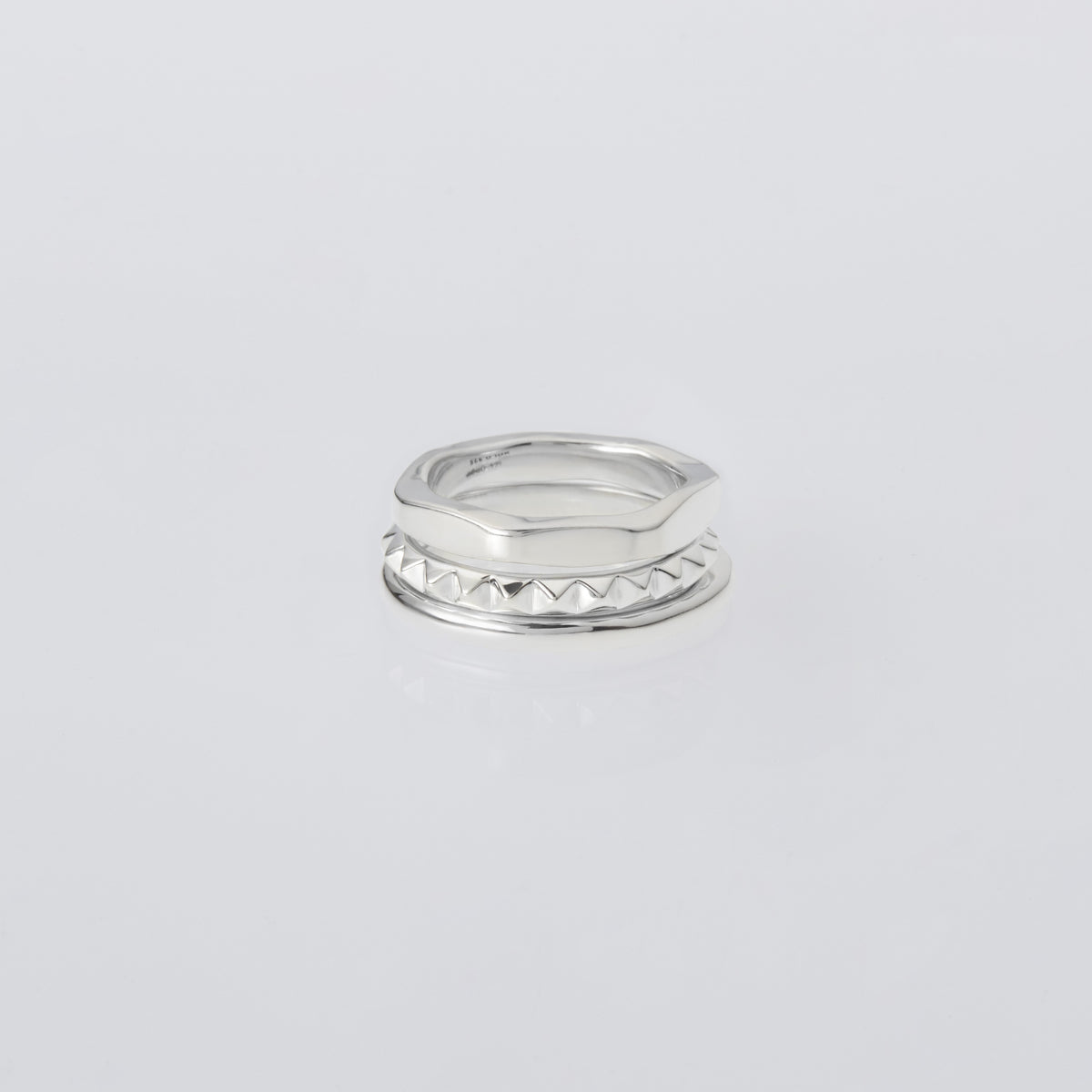 Triple with Spike Ring – XOLO JEWELRY