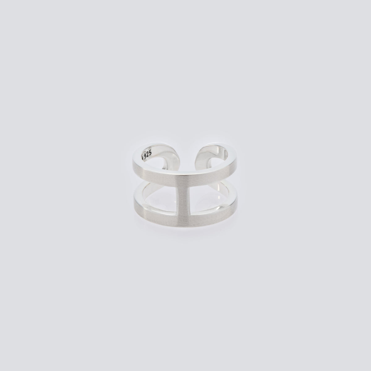 H with Hair Line Ring – XOLO JEWELRY