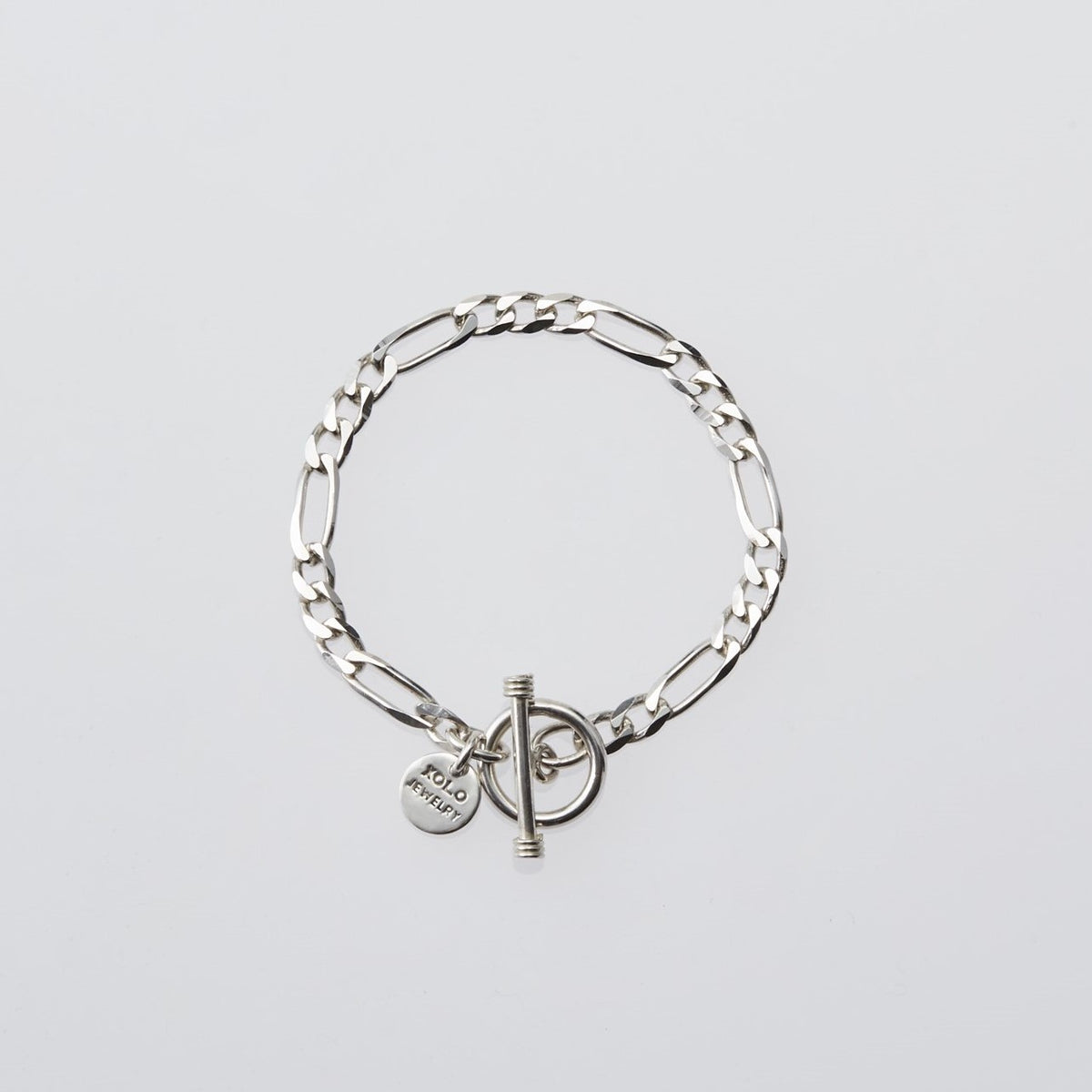 Figaro(Claw) Link Bracelet 6mm