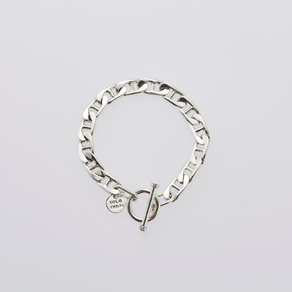 Thick Anchor Link Bracelet -8mm- – XOLO JEWELRY