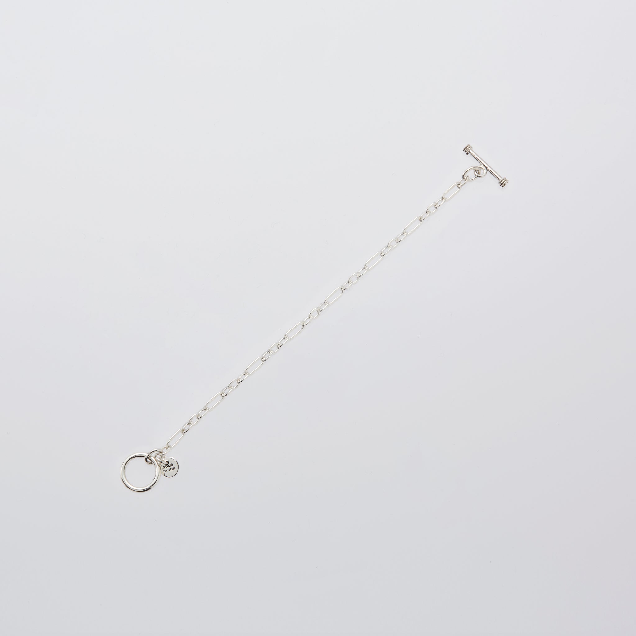 Mix Cut Link Bracelet -4mm- – XOLO JEWELRY