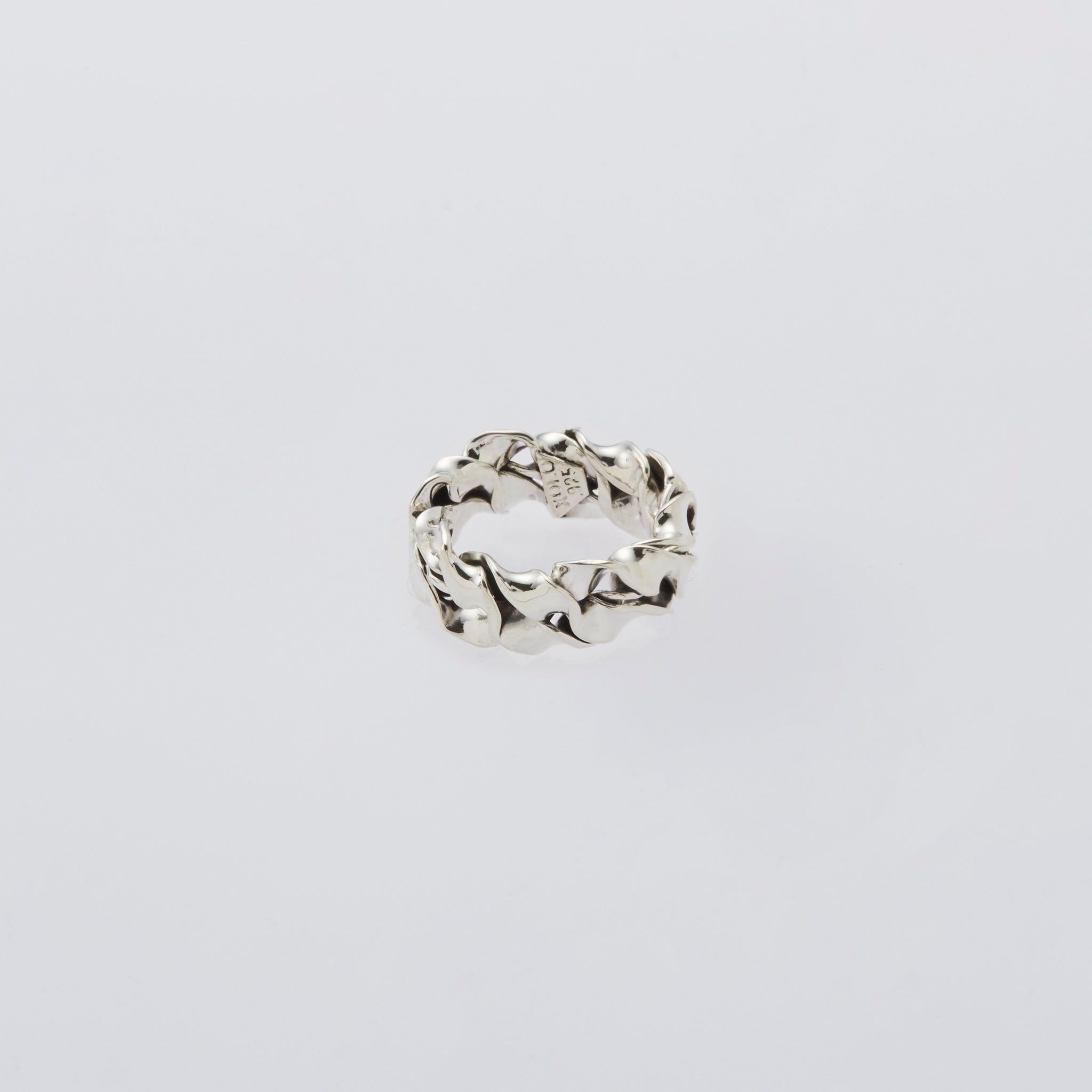 XOLO Hammer Braided Ring M 13-14号シルバー925 Hammer Braided Ring – XOLO JEWELRY