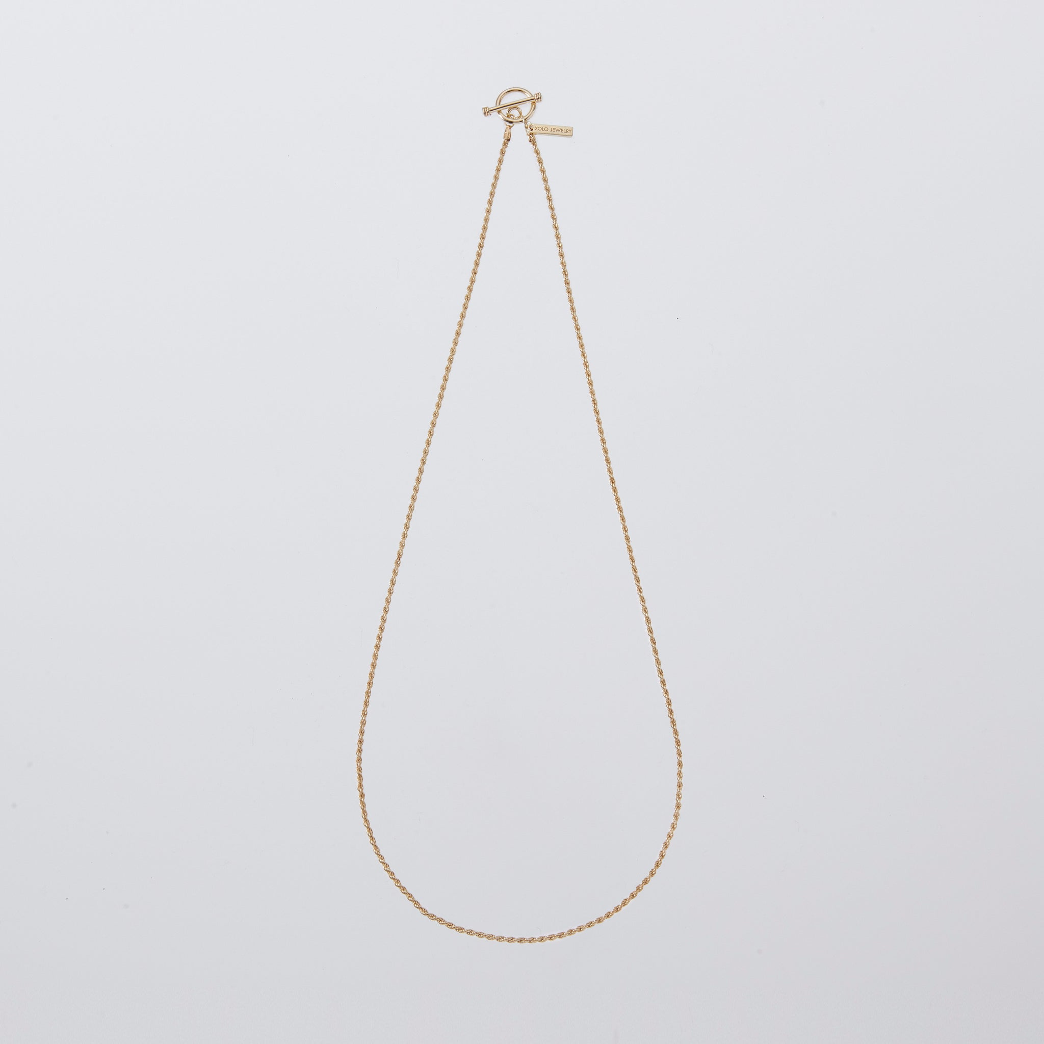 French Rope Link Necklace – XOLO JEWELRY