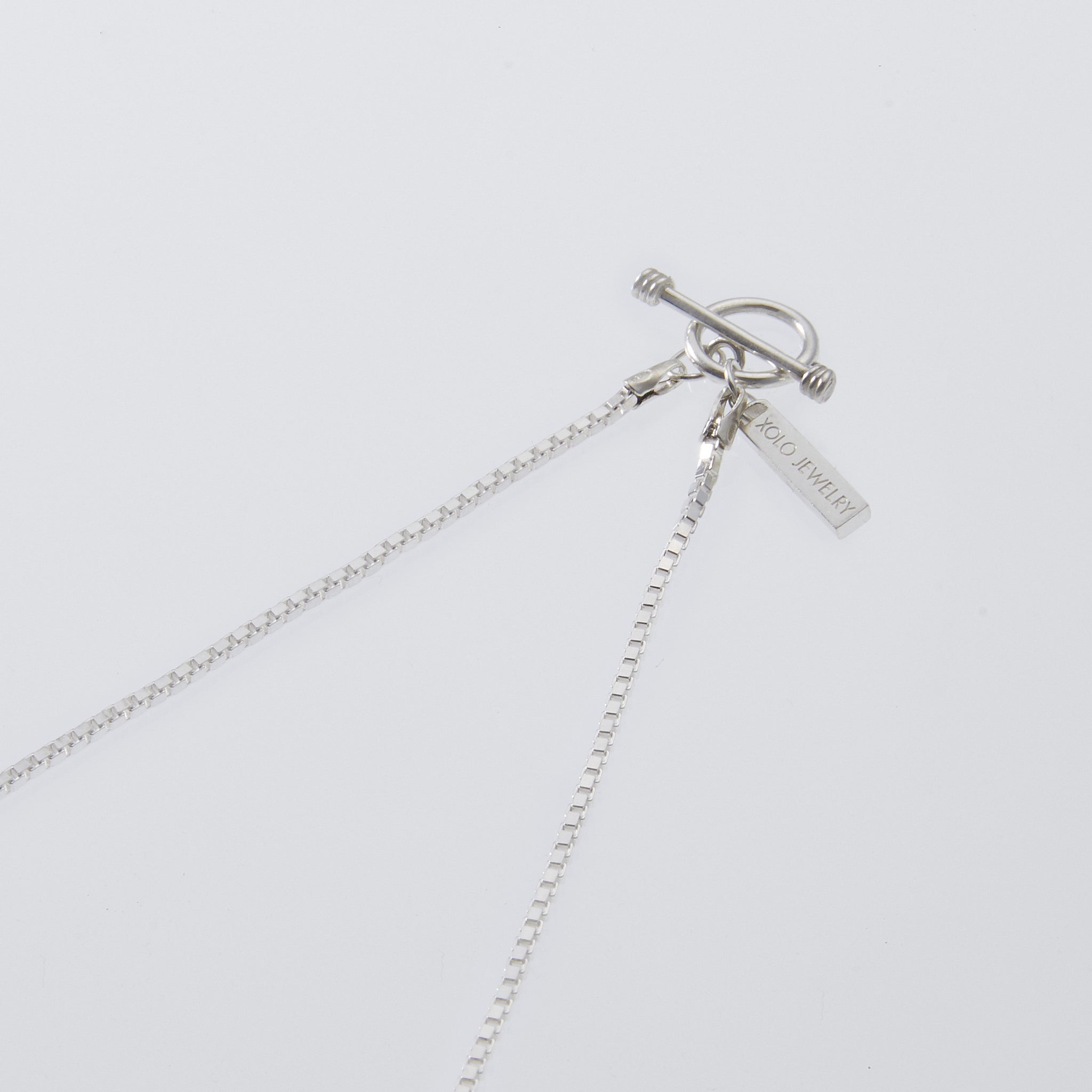 XOLO JEWELRY ベネチアン　ネックレス マンテル シルバー Venetian Link Necklace – XOLO JEWELRY