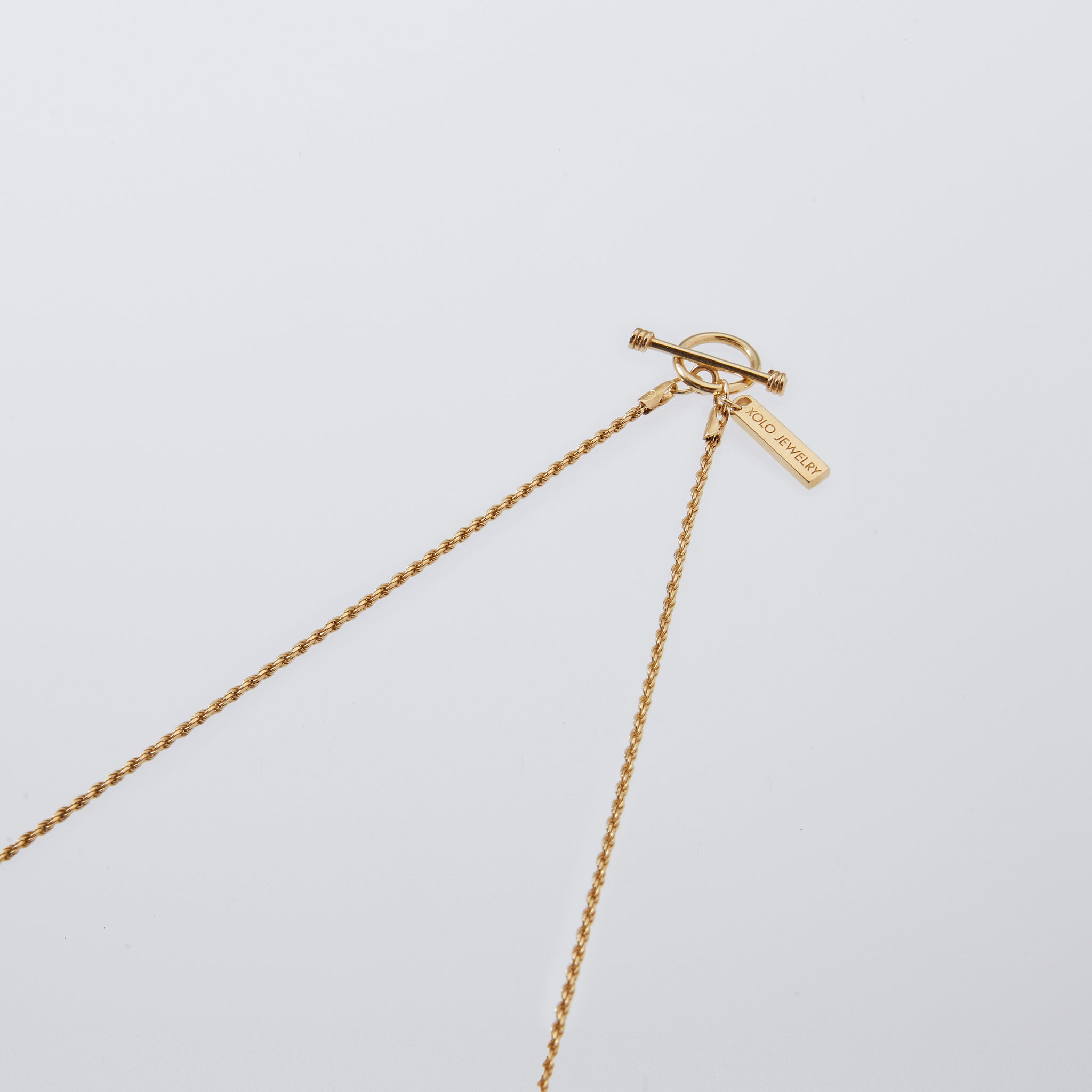 Tiny French Rope Link Necklace – XOLO JEWELRY