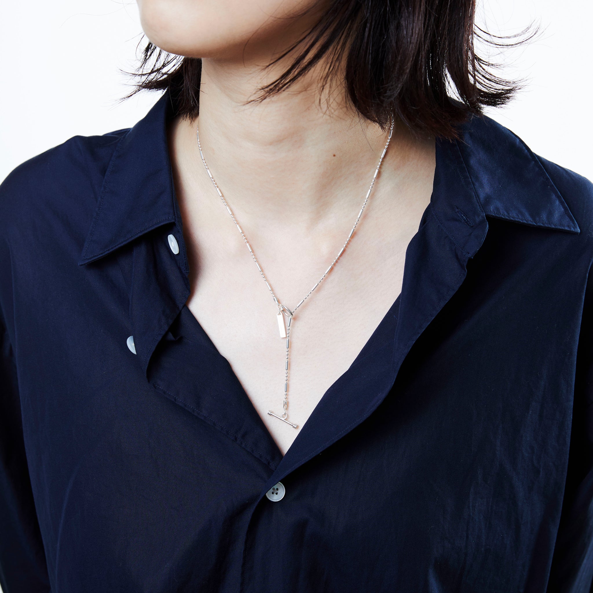 XOLO CYLINDER LINK ネックレス Cylinder Link Necklace – XOLO JEWELRY