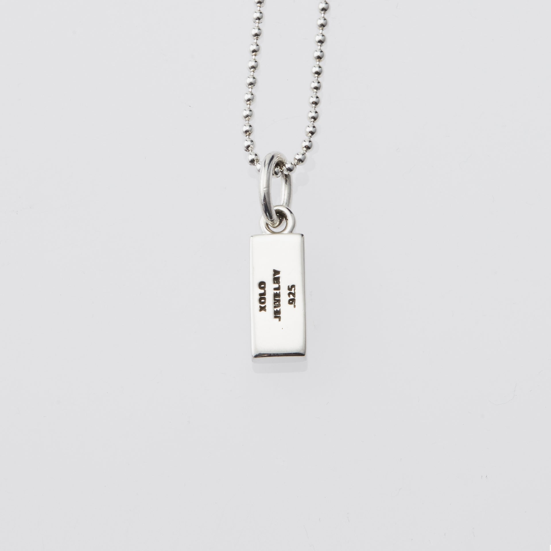 Rectangle Necklace with White Shell