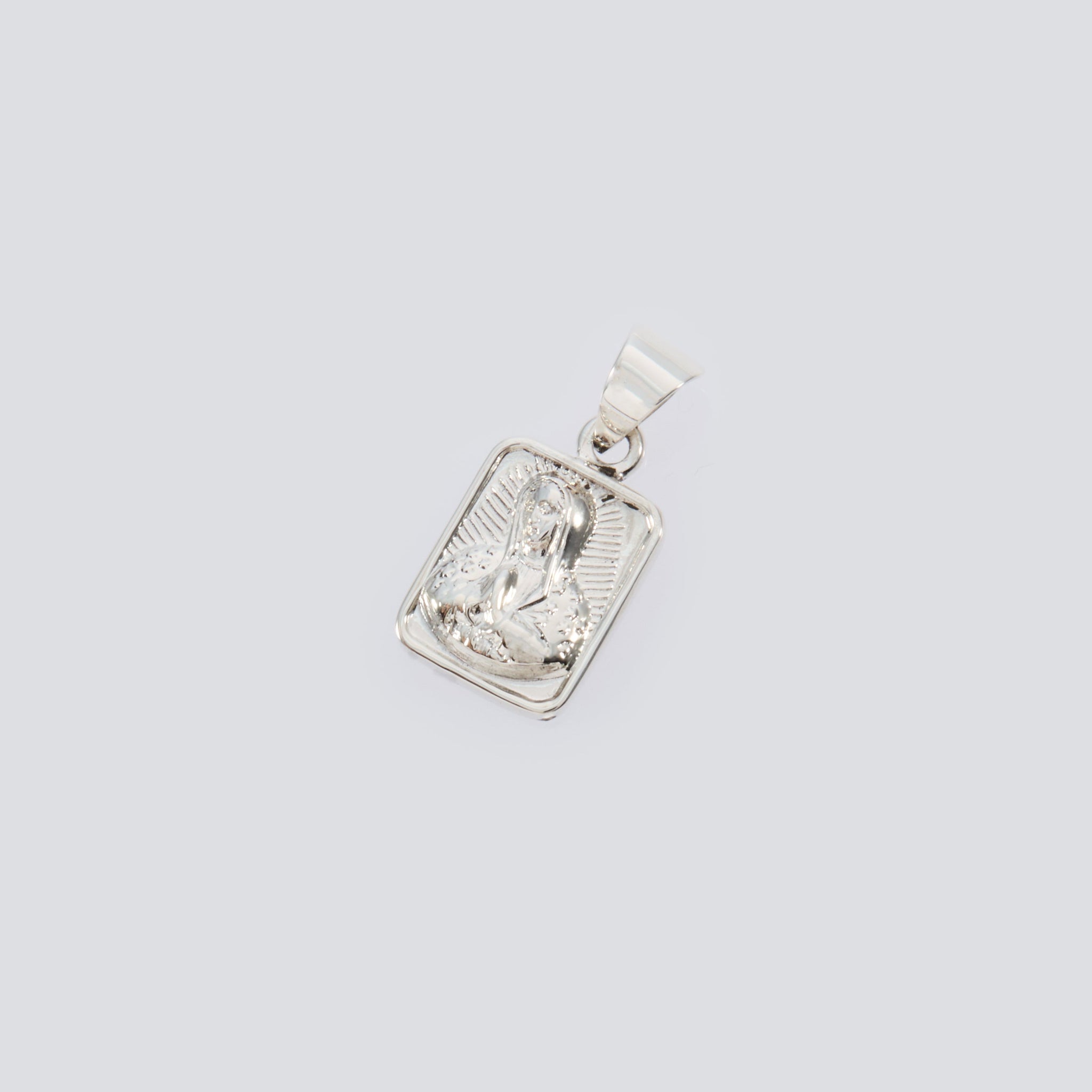 Medal Charm -the Virgin of Guadalupe- Necklace – XOLO JEWELRY