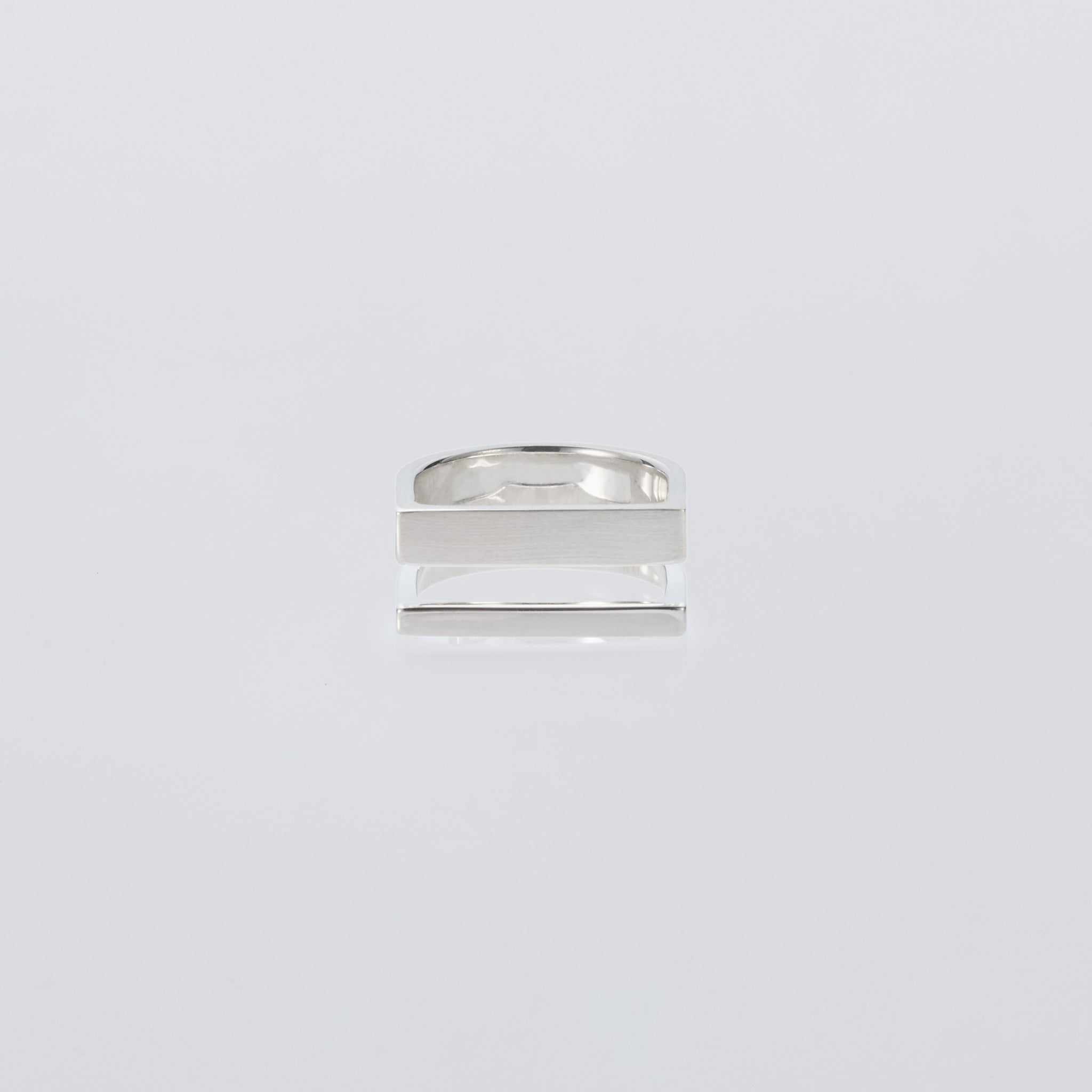 Different Width Ring with Hair Line – XOLO JEWELRY