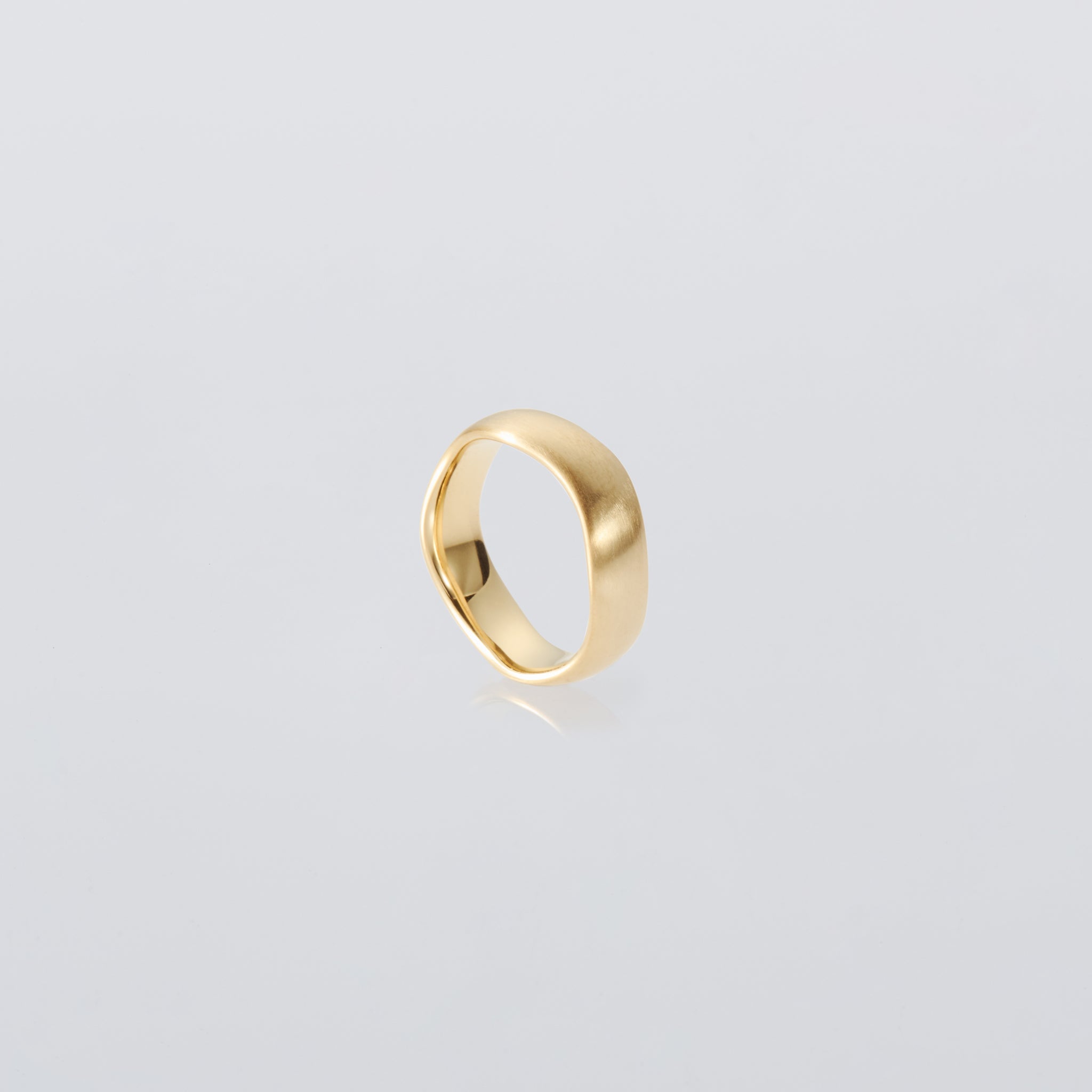 Wave Ring with Hair Line – XOLO JEWELRY
