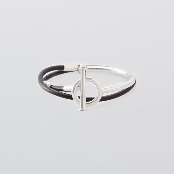 Toggle Double Leather Bracelet – XOLO JEWELRY