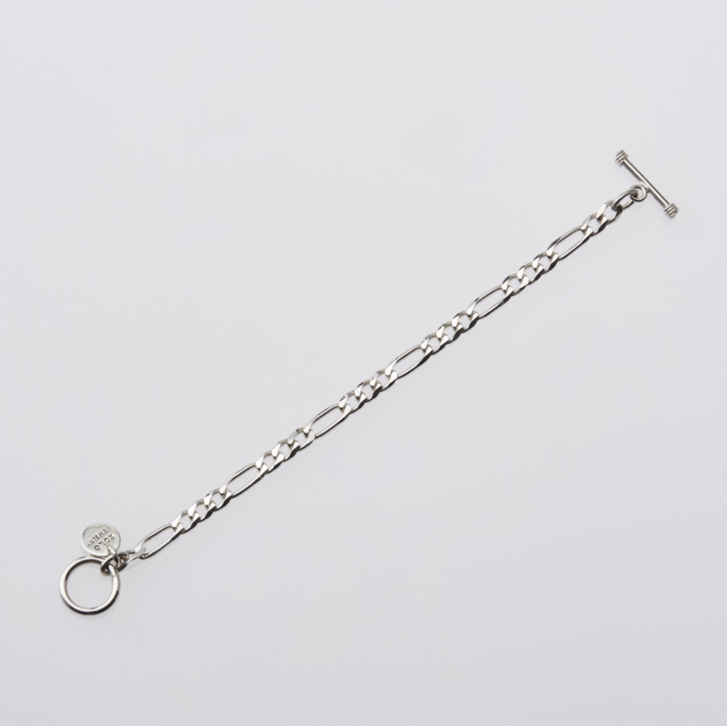 Figaro(Claw) Link Bracelet 6mm