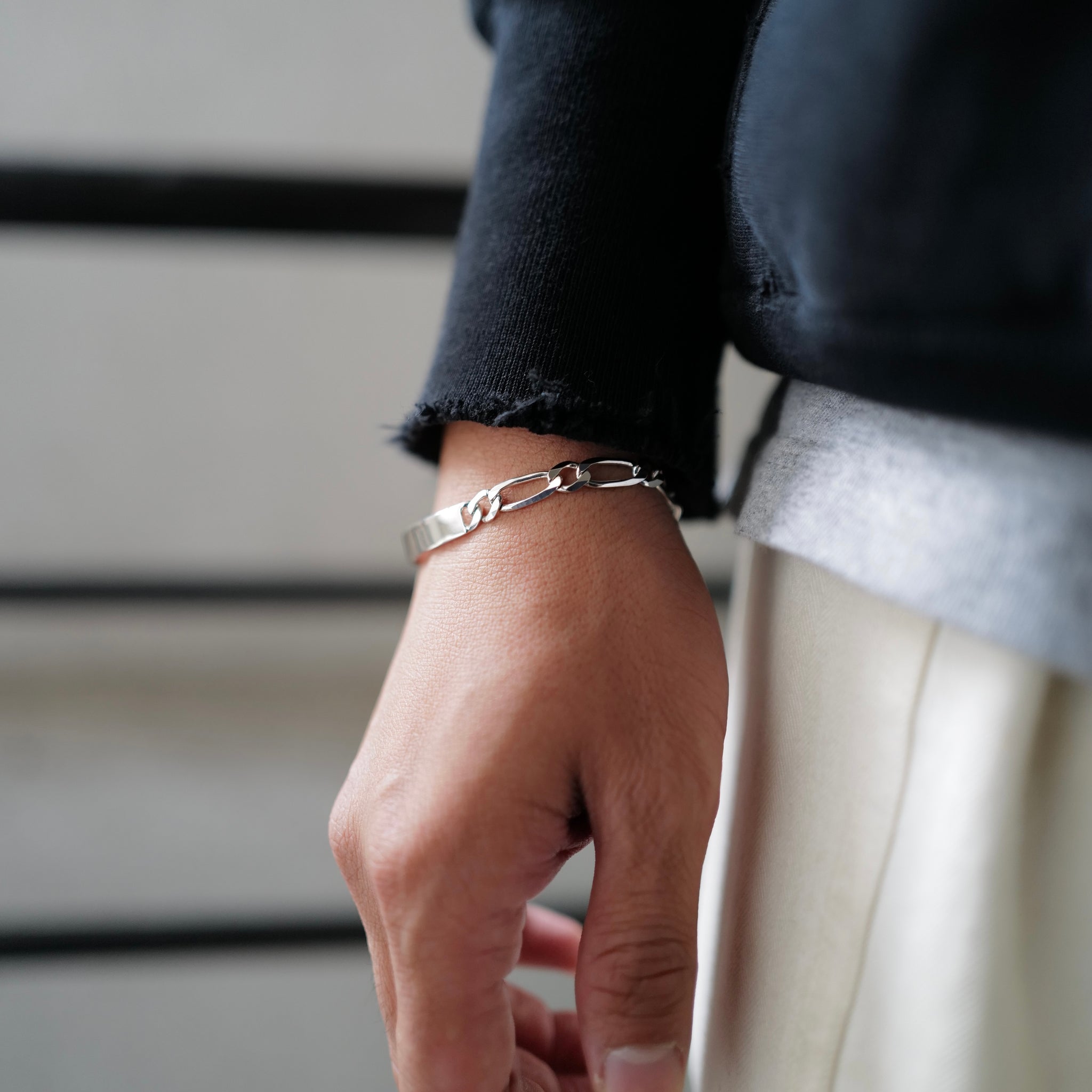 ID Oval Mutual Link Bracelet 6mm – XOLO JEWELRY