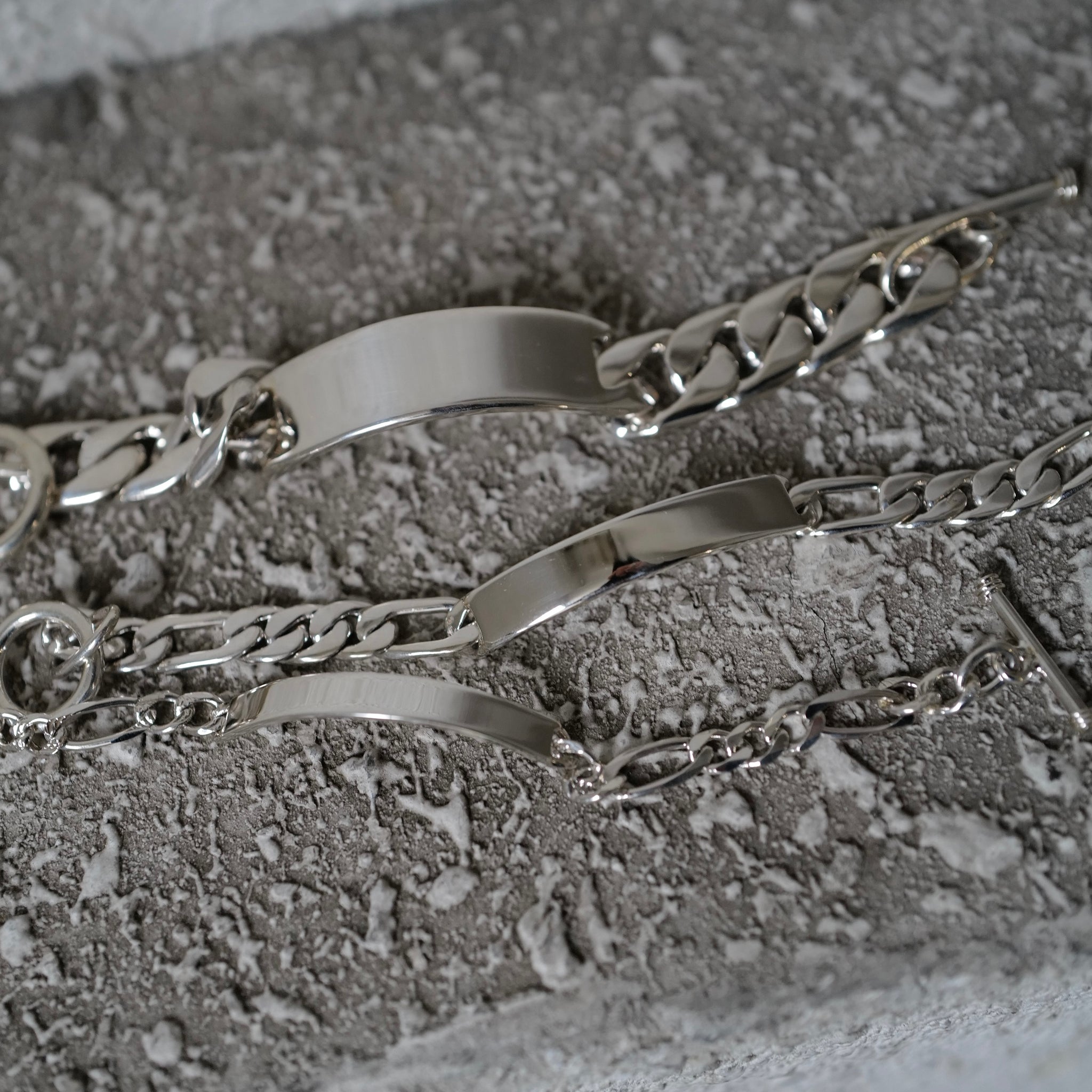 アクセサリー Xolo Jewerly ID Basic Link Bracelet 8mm ID Basic Link Bracelet 8mm – XOLO JEWELRY